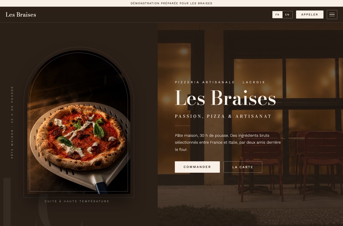 „Les Braises“ · Pizzeria · Altstadt