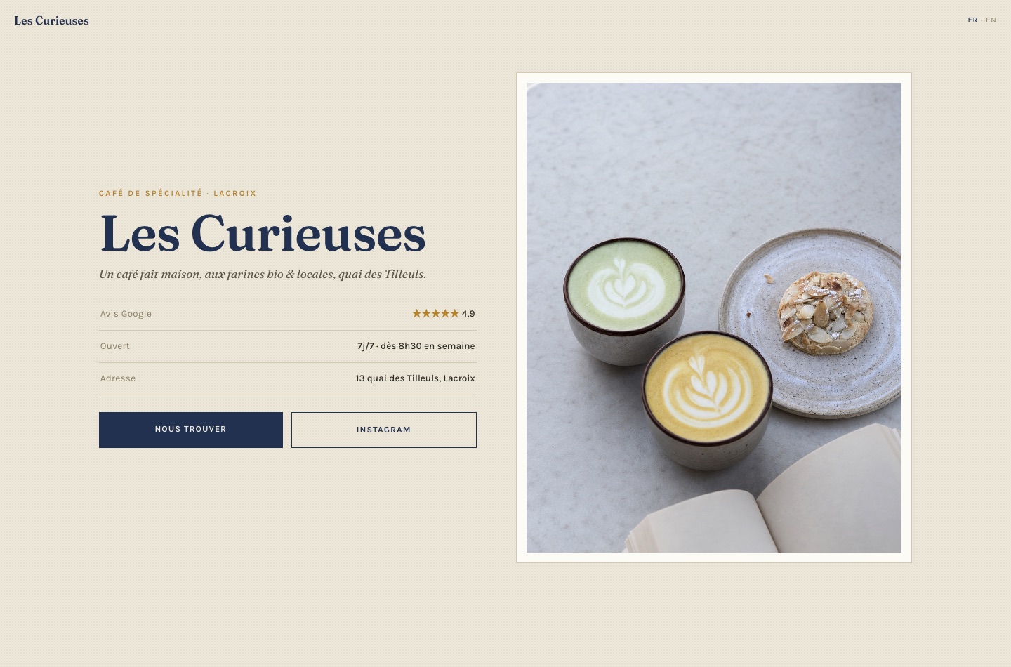 „Les Curieuses“ · Coffeeshop · Stadtmitte
